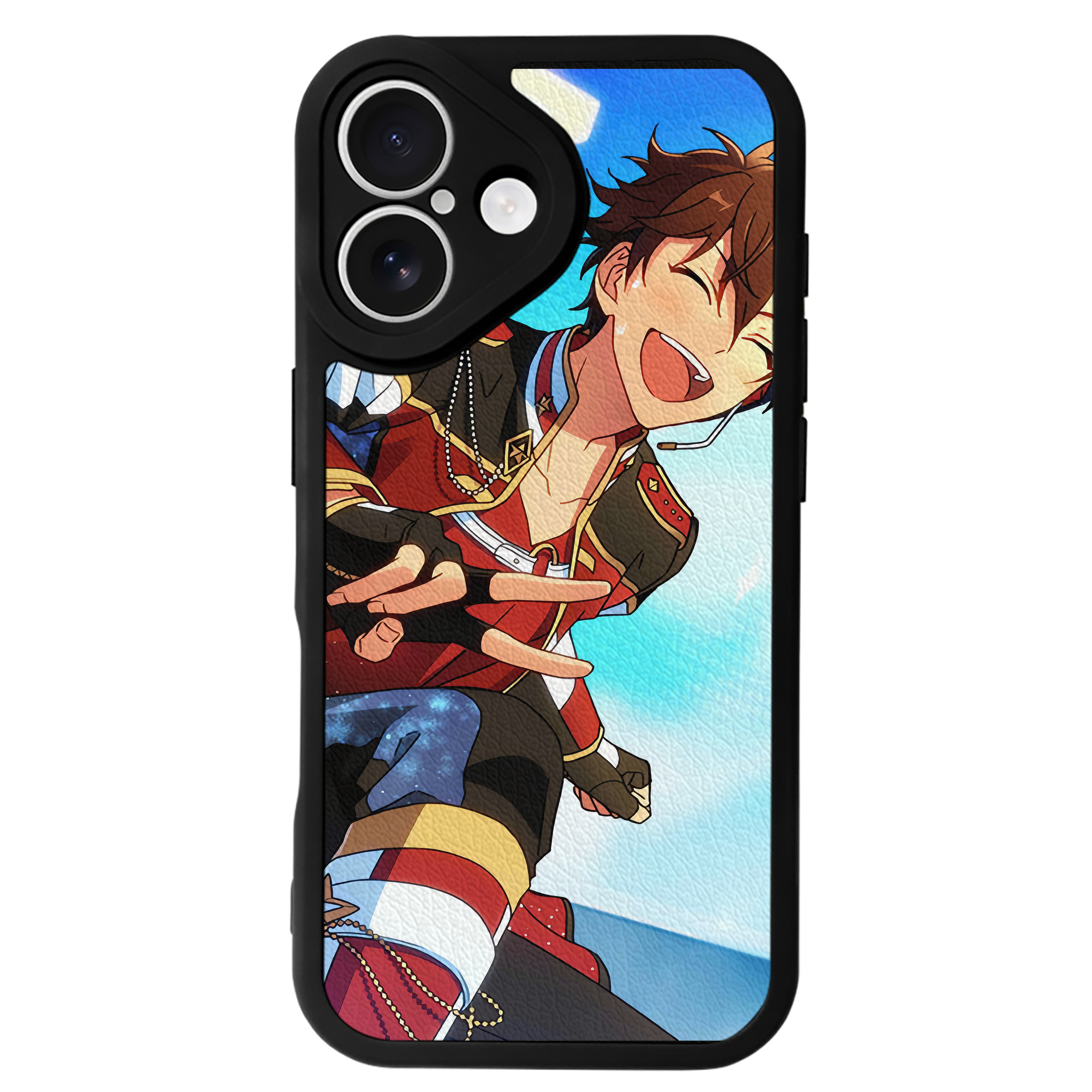 （画像用） あんさんぶるスターズ! Ensemble Stars 【iPhone 16シリーズ対応】シリコンスマホケース（レザー調） 材質：シリコン
